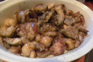 Ciuperci vineciori la cuptor