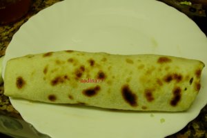 Shaorma cu carne de curcan