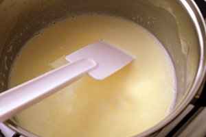 Panna cotta cu sos de capsuni