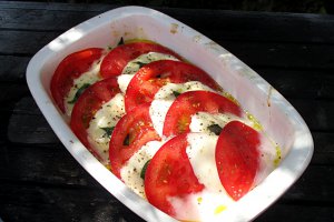 Caprese la cuptor
