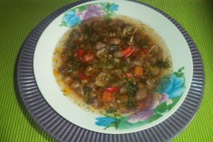 Ciorba de post din ciuperci de roua cu legume