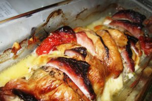Piept de pui umplut