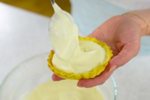 Mini tarte cu ciocolata si capsuni
