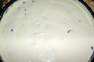Tort cu inghetata de vanilie, cirese si visine