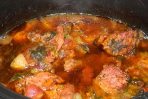 Tocana de miel cu cartofi la slow cooker Crock-Pot
