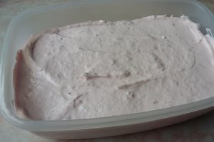 Inghetata de capsuni cu iaurt