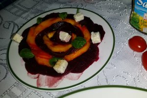 Salata de sfecla cu mango si Salakis