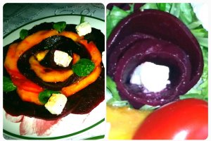 Salata de sfecla cu mango si Salakis