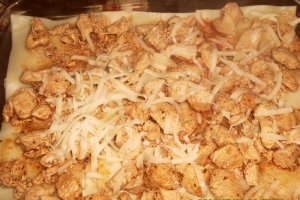 Lasagna cu piept de pui si ciuperci