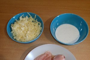 Piept de pui cu cascaval la cuptor