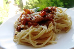 Spaghetti cu sos