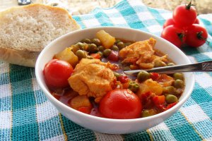 Mazare cu legume si piept de pui