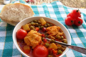 Mazare cu legume si piept de pui