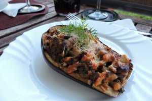 Vinete umplute cu piept de pui si ciuperci