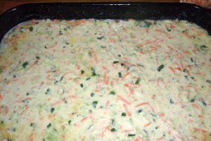 Budinca de couscous cu dovlecel si morcov
