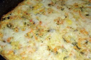 Budinca de couscous cu dovlecel si morcov