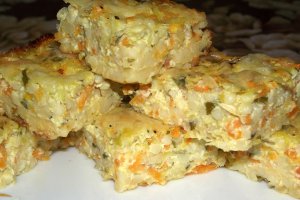 Budinca de couscous cu dovlecel si morcov