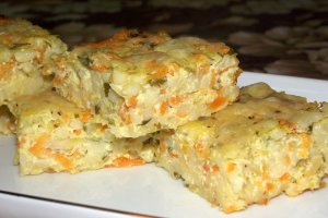 Budinca de couscous cu dovlecel si morcov