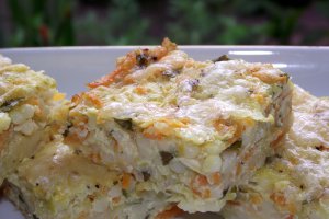Budinca de couscous cu dovlecel si morcov