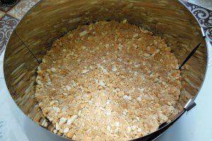 Desert cheesecake cu cirese si marshmallow, fara coacere