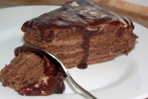 Tort de biscuiti cu mascarpone si ciocolata, fara coacere / CHOCOTORTA de Fetesti
