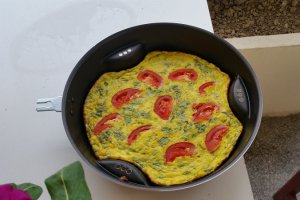 Omleta cu legume la cuptor