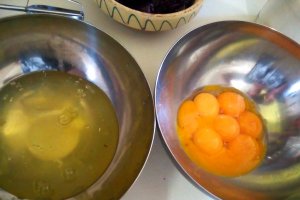 Prajitura cu cirese si crema de vanilie