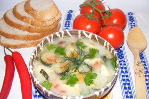 Dresala cu legume noi si verdeata