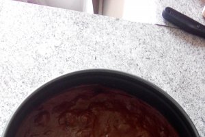 Tort trio de ciocolata cu cirese,ness si alune