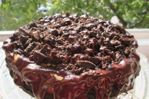 Cheesecake cu oreo (copt)