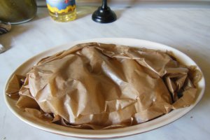 Cotlet si cartofi la cuptor