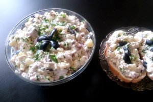 Salata de cartofi cu macrou afumat