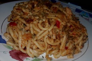 Spaghetti integrale cu ton