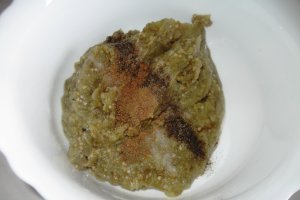 Salata de vinete cu ardei copti