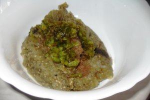 Salata de vinete cu ardei copti
