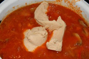 Penne cu ton si ciuperci