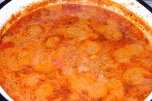 Penne cu ton si ciuperci