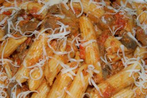 Penne cu ton si ciuperci