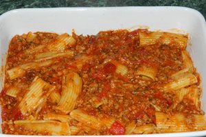 Rigatoni cu carne