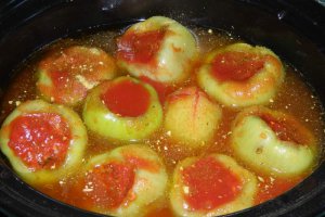 Ardei umpluti la slow cooker Crock-Pot