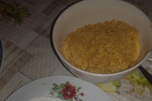Snitele de porc cu fulgi de porumb