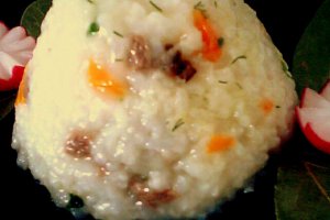 Pilaf de orez cu carnita de vitel- pt bebelusi