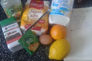 Cozonac trandafir cu nuca, dietetic si normal
