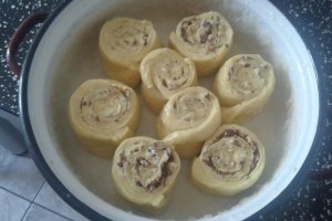 Cozonac trandafir cu nuca, dietetic si normal