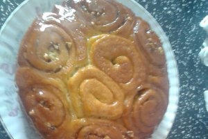 Cozonac trandafir cu nuca, dietetic si normal