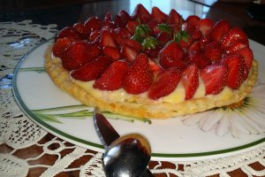 Tarta cu capsuni
