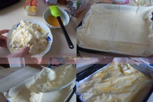 Placinta cu branza, insiropata
