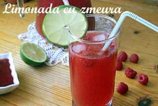 Limonada cu zmeura