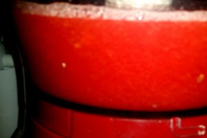 Granita de pepene verde si  menta