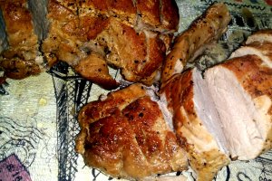 Muschiulet de porc cu ghiveci de legume